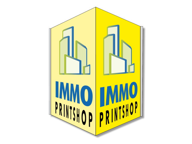 Panneaux immobiliers en V